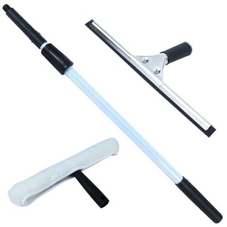 Bộ gạt kinh inox 35cm + 1 bông thỏ 35cm +1 cây nối nhôm 2 khúc 120cm