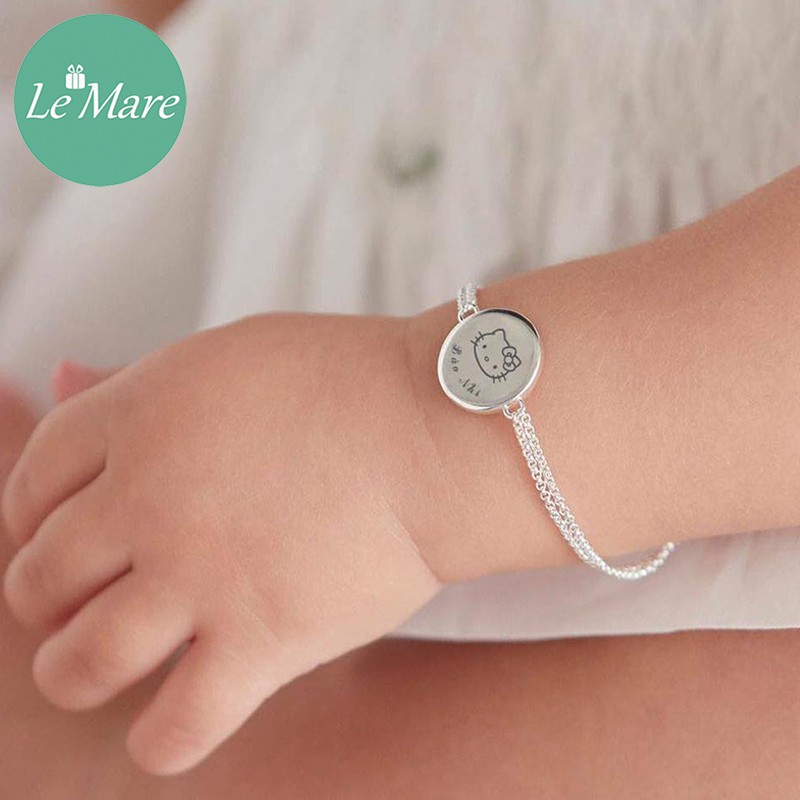 Lắc tay khắc tên cho bé – Khắc chữ miễn phí