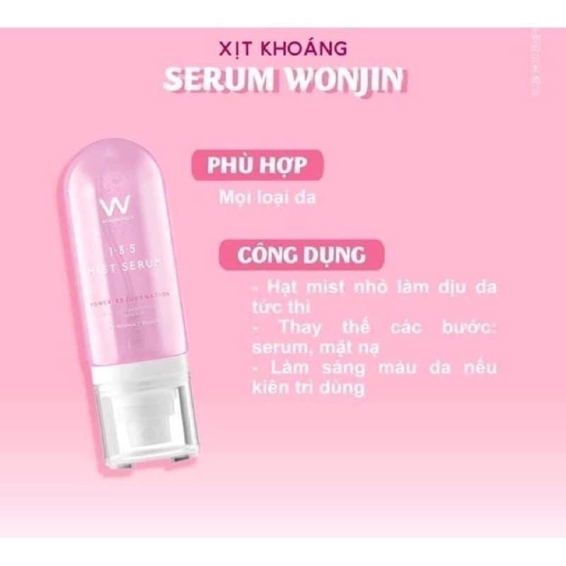 Xịt khoáng serum WONJIN