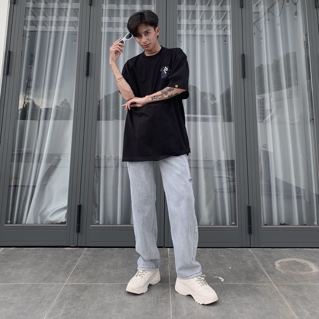 Áo thun tay lỡ PANDAX Magical , basic tee local brand unisex , oversize nam nữ premium cotton 100%