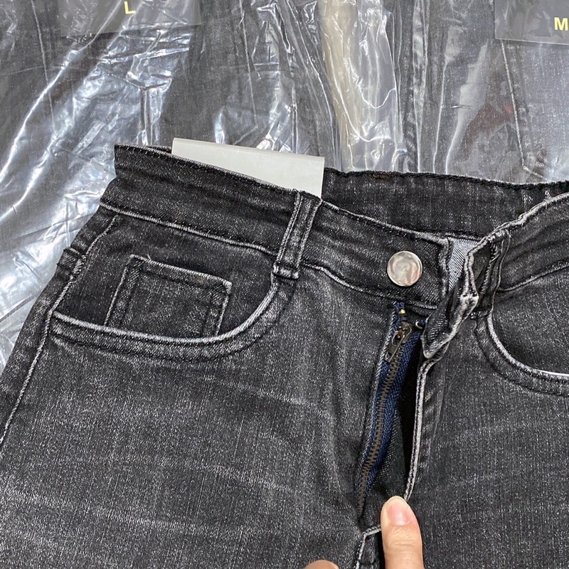 Quần Jeans Ống Loe Cạp  Siêu Cao . Jeans pass Hàng VNXK , hình thật kèm video