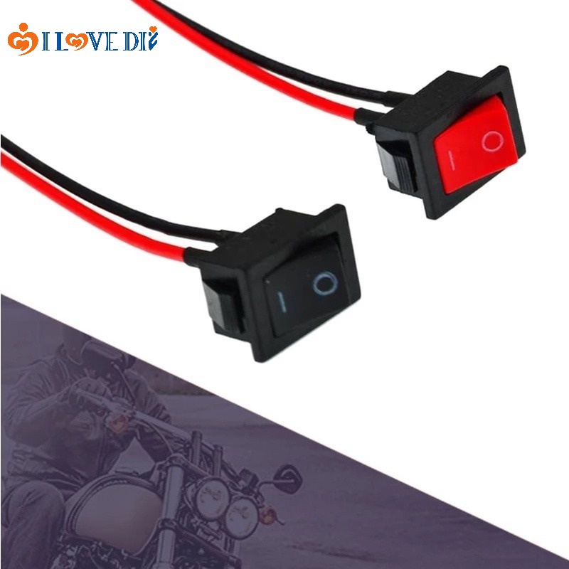 Công Tắc Chuyển Đổi Đèn Pha Bằng ABS Có Hai Dây Cho Xe Mô Tô