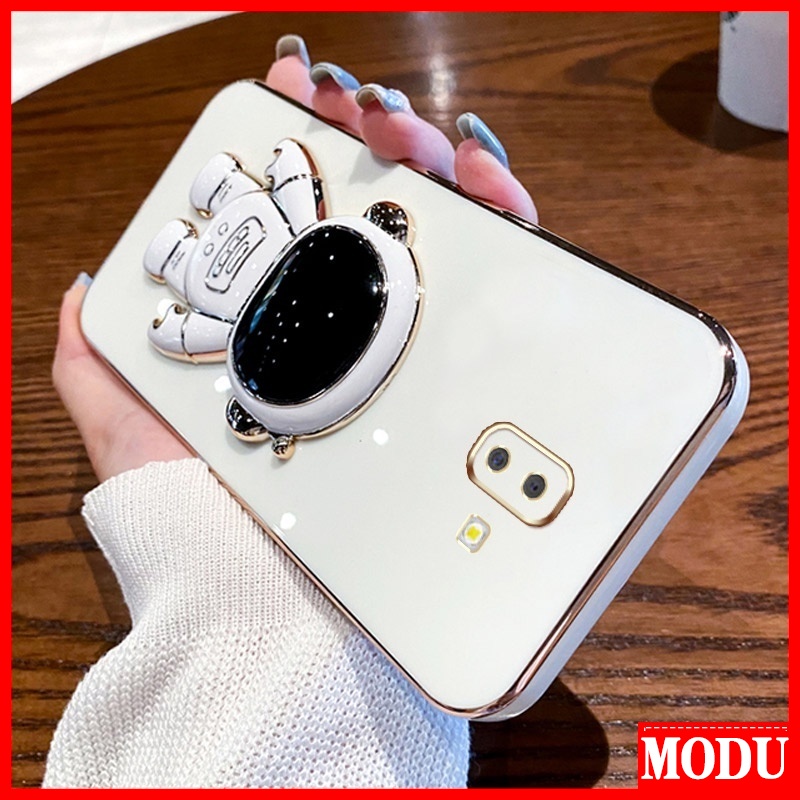 Ốp Điện Thoại Màu Macaron Có Giá Đỡ Cho Samsung Galaxy J6 Plus J6 + J6 Prime