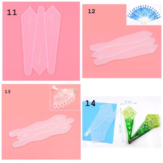 Khuôn silicon cho resin làm quạt