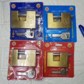 VIỆT TIỆP Khóa cầu ngang đồng mã 974.971 chìa thường và mã 206.207 chìa vi tính