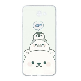Ốp điện thoại silicone in hình dễ thương cho Samsung GALAXY J7 Prime (có nhiều mẫu lựa chọn)
