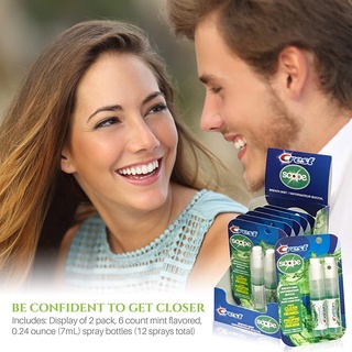 Set chai Xịt thơm miệng Crest của Mỹ