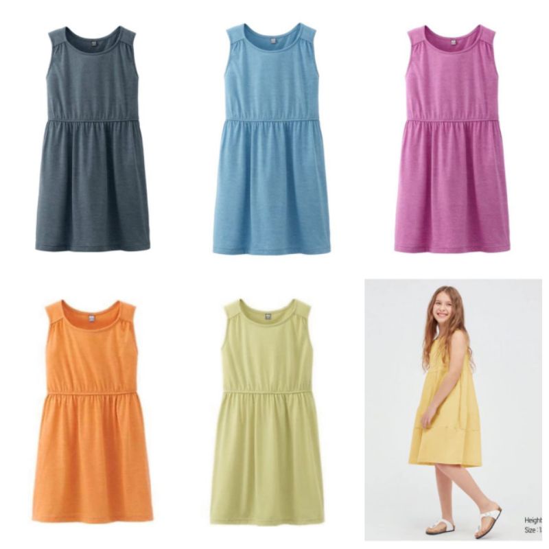 Váy Uniqlo Cho Bé Gái Từ 3 4 5 6 7 8 9 10 11 12 Tuổi