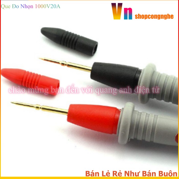 Que Đo Đồng Hồ VOM 1000V-20A Đầu Kim Siêu Nhọn