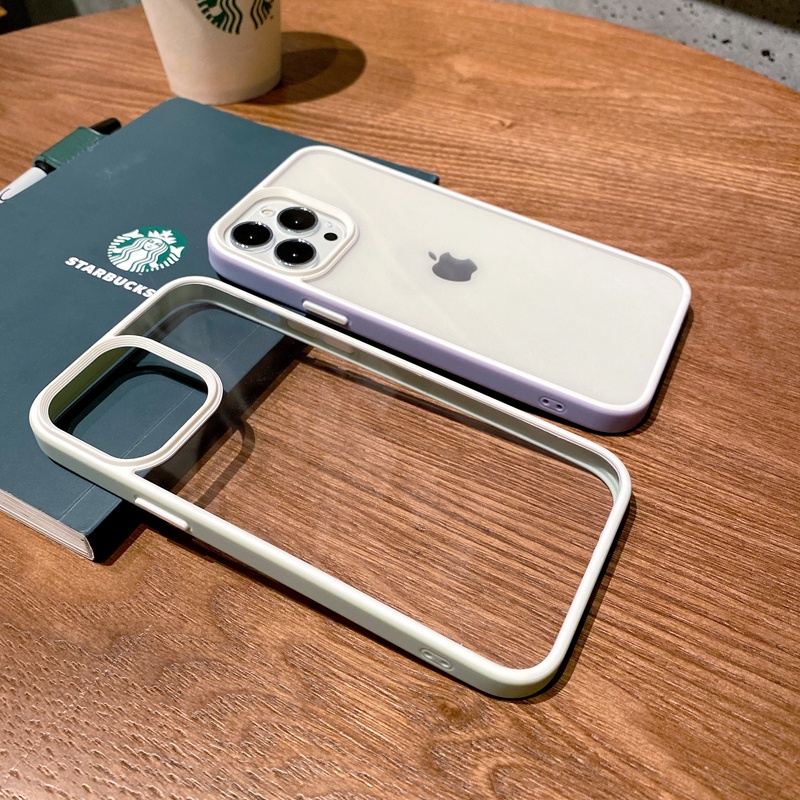 Ốp điện thoại cứng trong suốt chống sốc chống rơi dành cho iPhone 13 pro max mini 12 11 pro max | BigBuy360 - bigbuy360.vn