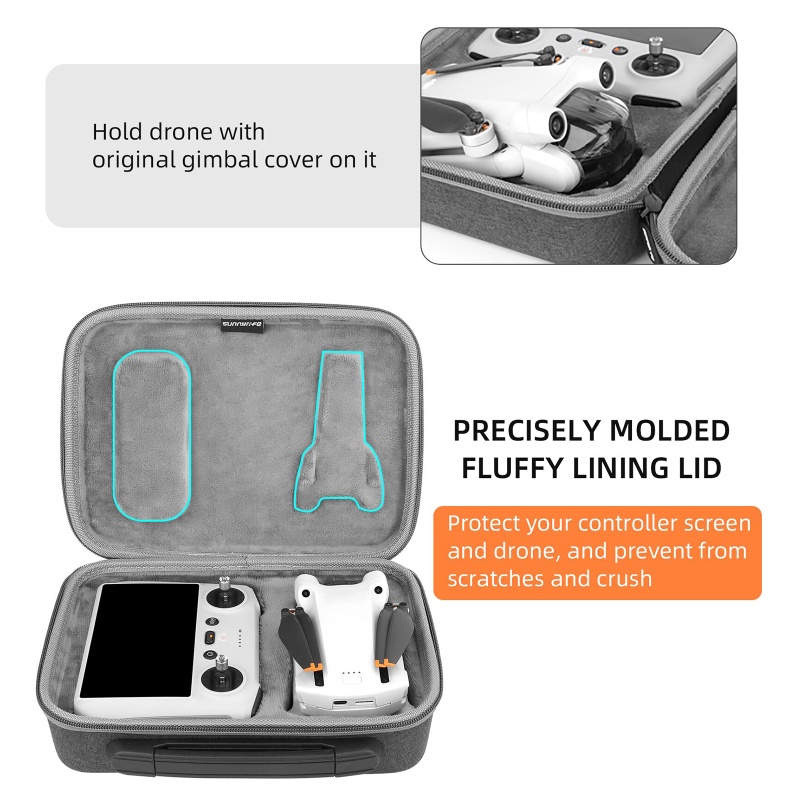 Túi Đựng Điều Khiển Từ Xa Mini 3 Pro Bằng Chất Liệu Cứng
