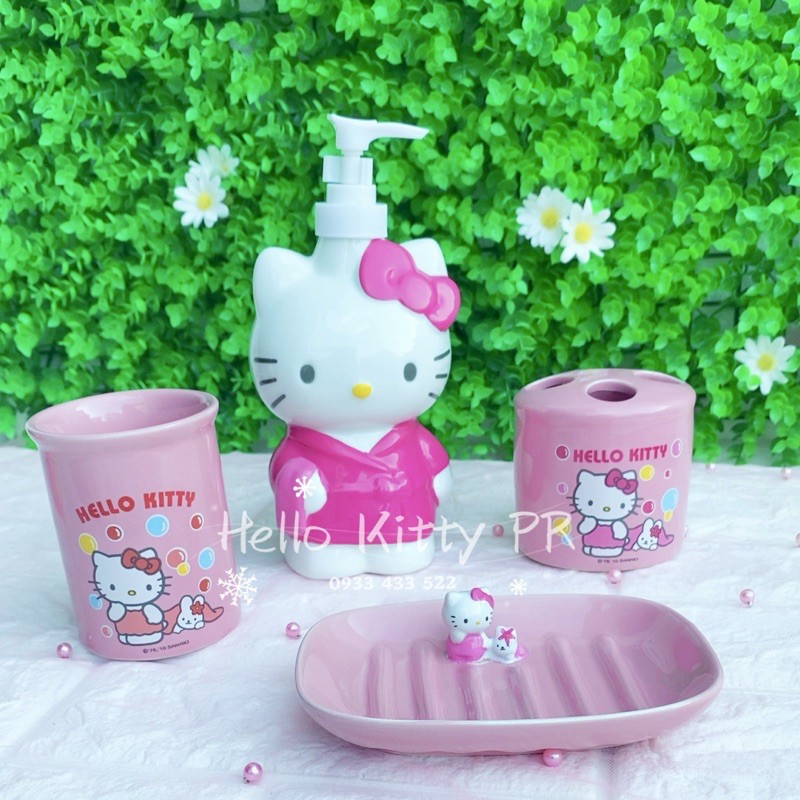 BỘ GỐM SỨ PHÒNG TẮM HELLO KITTY