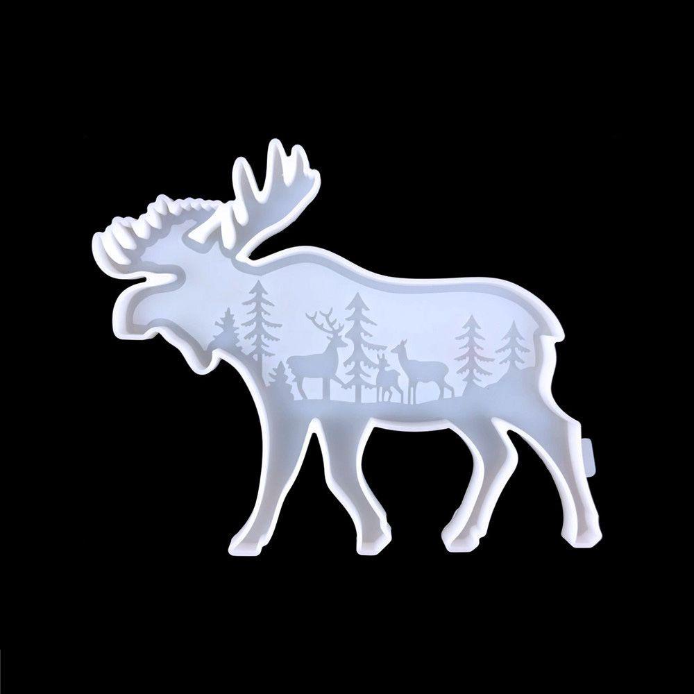 Khuôn Silicone Làm Mặt Dây Chuyền Hình Chim Cú / Voi / Ngựa / Động Vật Độ