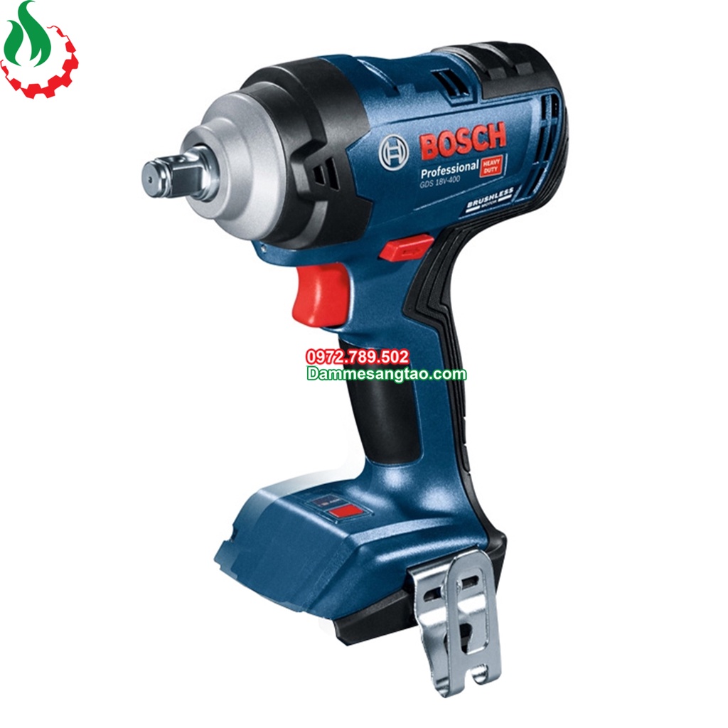 Thân máy siết bulong dùng pin Bosch 18V GDS 18V-400