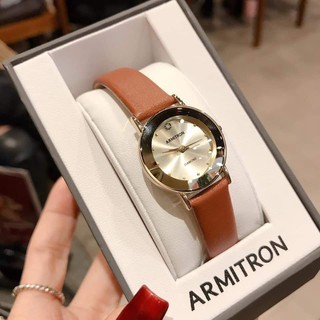 Đồng hồ Nữ ARMITRON 75/2447 mặt tròn dây da