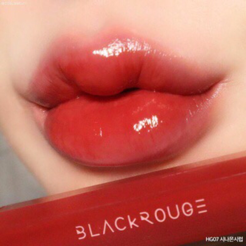 Son Black Rouge HG08 - Son Black Rouge Half Water Glow HG08 Bóng