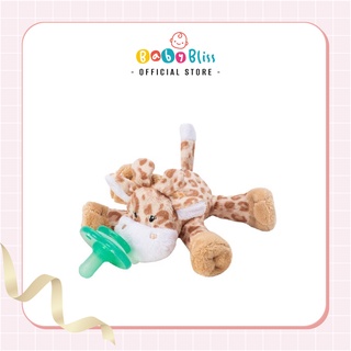 [ Mẫu Mới - Đủ Bill - Hàng Air 100% ] Ti giả kèm gấu bông mềm mại Nookums cho bé từ sơ sinh