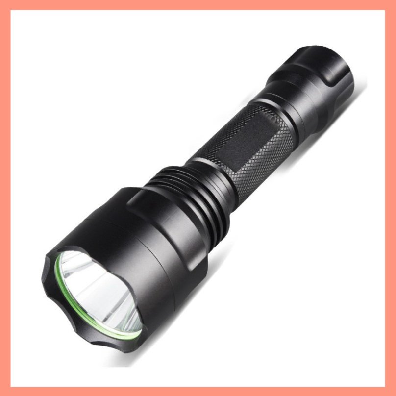 Đèn Pin LED C8 Q5 Siêu Sáng (tặng pin sạc DoublePow 3000mAh và cốc sạc)