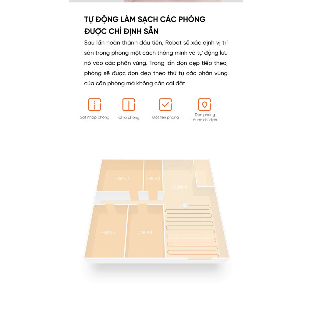 Robot hút bụi lau nhà thông minh Xiaomi Mijia MOP P - STYJ02YM