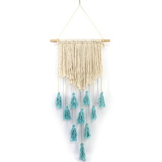 Patchwork Hanging Tapestry Handmade Macrame Ceremony Backdrop Wall Art Wedding Home Living Room Decora