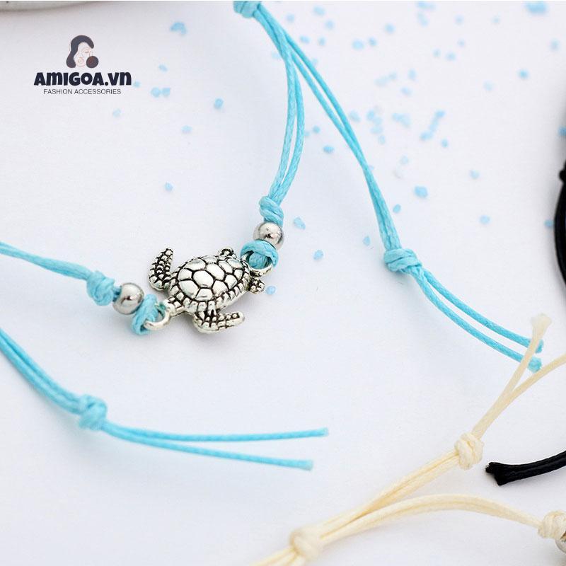✨✨Vòng chân rùa dệt tay cổ điển cho nam và nữ