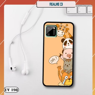 Ốp lưng nhám Realme C11 in hình