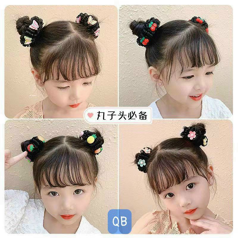 Dây búi tóc đính charm tạo kiểu cho bé.