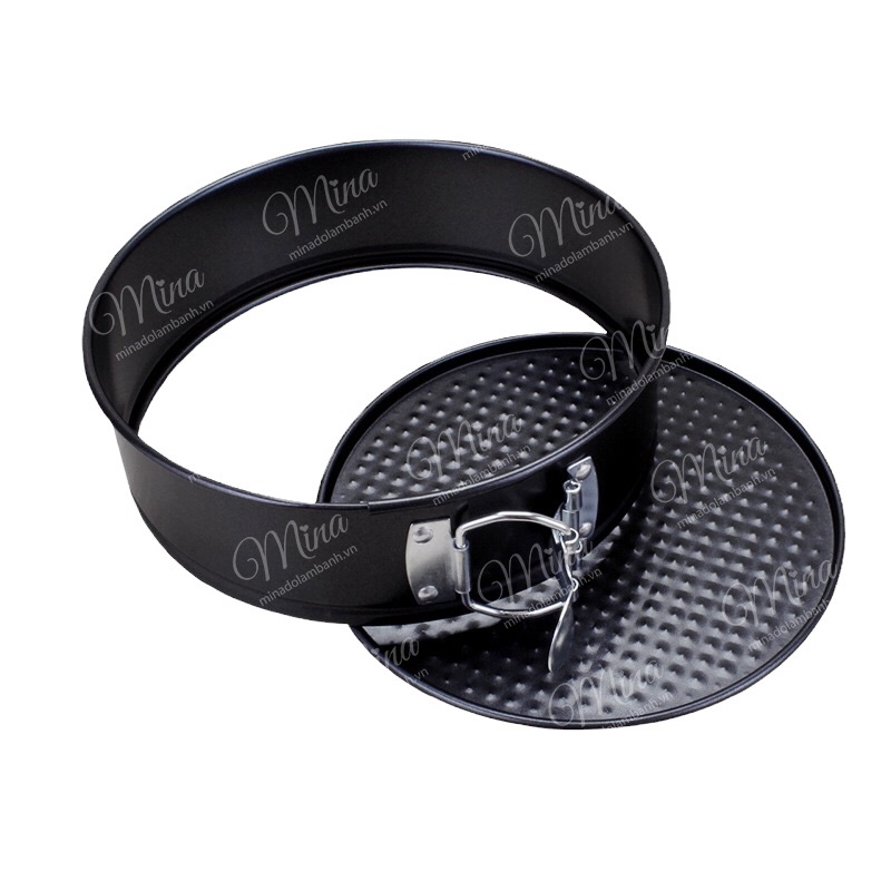 Khuôn Khoá Sườn Springform nhiều size - màu đen
