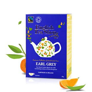 Trà organic earl grey english tea shop