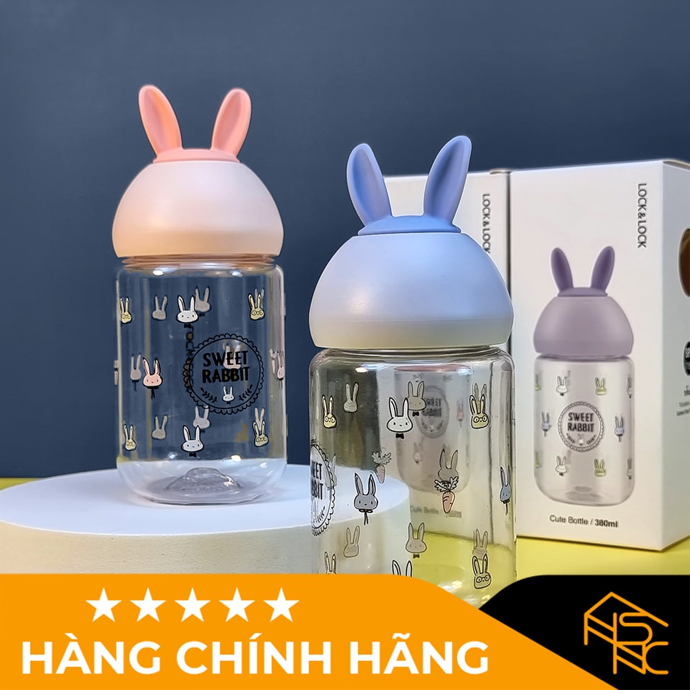 Bình nước trẻ em Lock&amp;Lock Cute Bottle 380ml ABF652