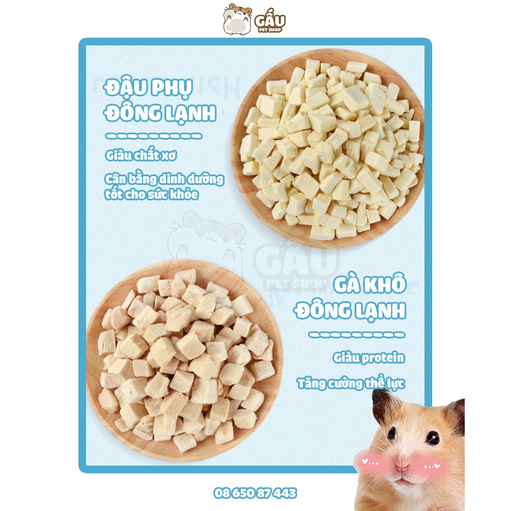 Thức ăn trộn hỗn hợp Freeze Drying Quantity Run Around