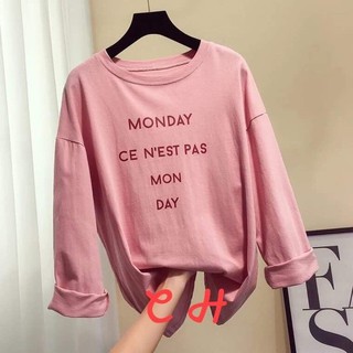 ÁO THỤNG TRƠN MONDAY DÀI TAY