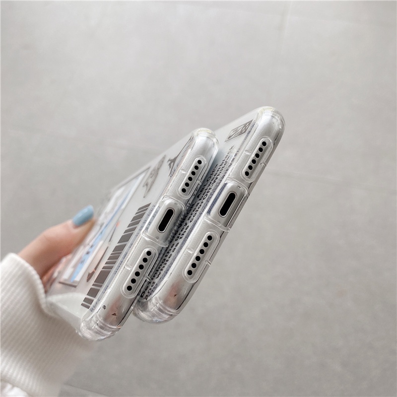 Ốp lưng IPhone trong suốt Nike Jordan 6/6plus/6s/6splus/7/7plus/8/8plus/x/xr/xs/11/12/13/pro/promax T669