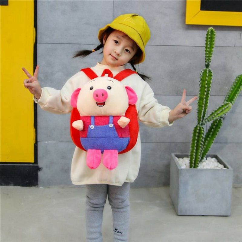 Balo thú bông cho bé trai, bé gái đi mẫu giáo đi chơi đi học