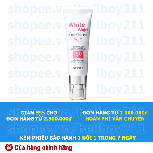 Kem chống nắng White Angel Sun Sherbet skinaz