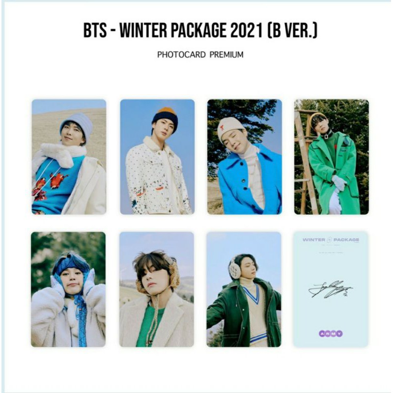 Set 7 Miếng Dán In Hình Các Thành Viên Nhóm Nhạc Bts Mùa Đông 2021 All Member Free 2