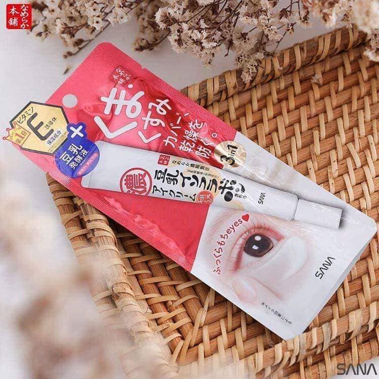 Kem Dưỡng Mắt 3 IN 1 SANA Bọng Mắt - Quầng Thâm - Nhăn