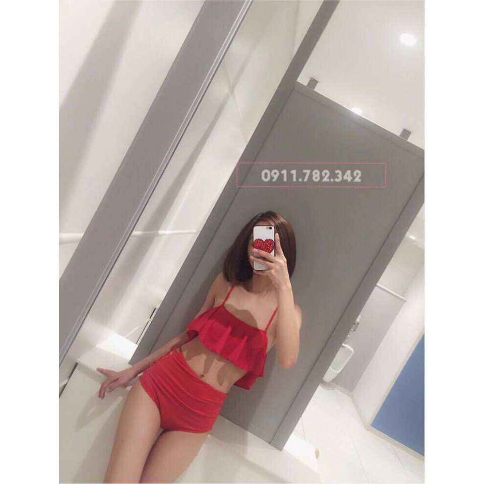 ĐỒ BƠI NỮ Bikini 2 mảnh áo đan ô vuông lưng ( Có 3 màu) mới nhất | BigBuy360 - bigbuy360.vn