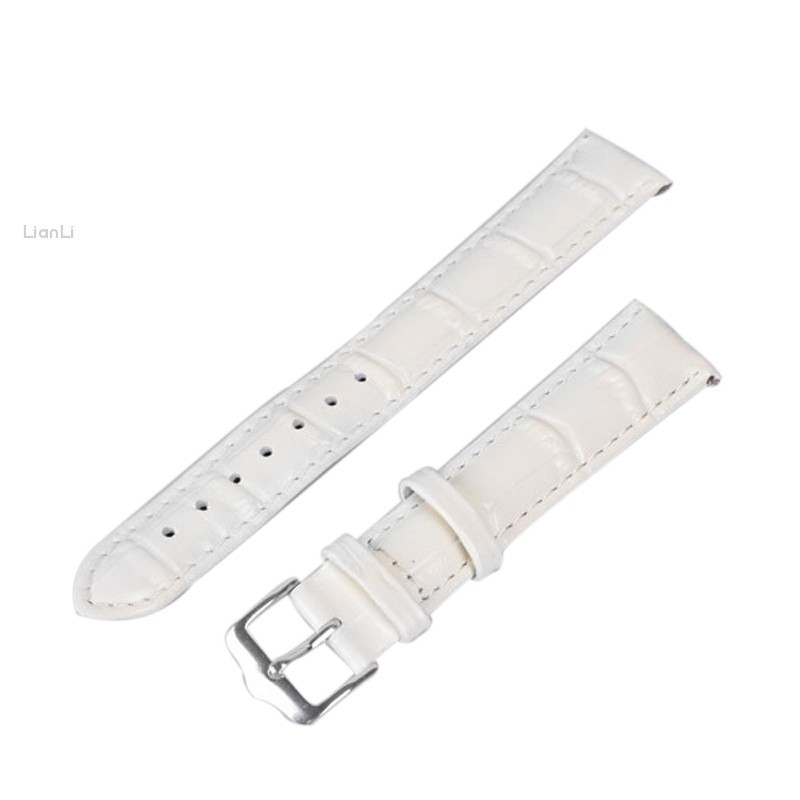 Dây Đeo Đồng Hồ Bằng Da PU 12 / 14 / 16 / 18 / 20 / 22 / 24mm