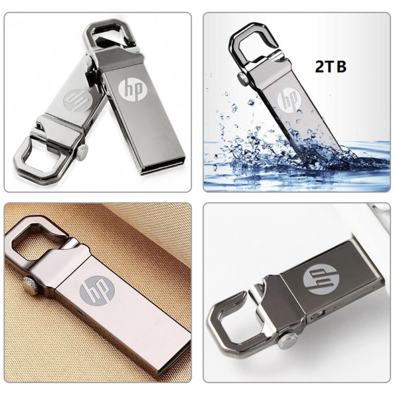 [Còn hàng] Ổ đĩa flash HP 2TB Bộ nhớ lớn USB Pendrive kim loại không thấm nước Đĩa U tốc độ cao với Typc C hoặc Micro V8 Tặng kèm đĩa flash quà tặng miễn phí