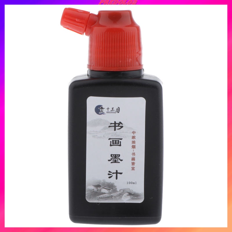 Bình Mực Viết Thư Pháp 100Ml Predolo2 Màu Đen Cho Họa Sĩ / Họa Sĩ