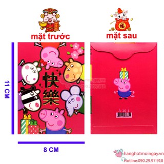 combo 6 bao lì xì Peppa Pig LX102