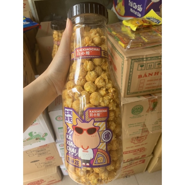 Bỏng Ngô Chai Khổng Lồ vị Caramel