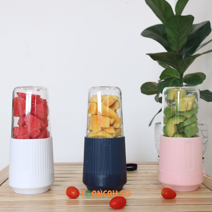 {Chất lượng cao} Máy xay sinh tố mini cầm tay Juice Cup Chính hãng JC01 mẫu mới 2020 - Pin 3000mAh – Máy say sinh tố