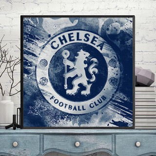 Tranh Treo Tường Logo Chelsea, Có Khung Composite