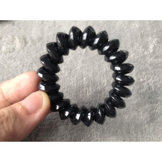 Combo 5 Dây Buộc Tóc, Cột Tóc Lò Xo Màu Đen (Có thể làm vòng tay, móc khoá)