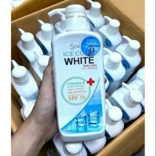 Kem Dưỡng Trắng Da Siren Ice Cool White Body Lotion Thái Lan combo 3 chai