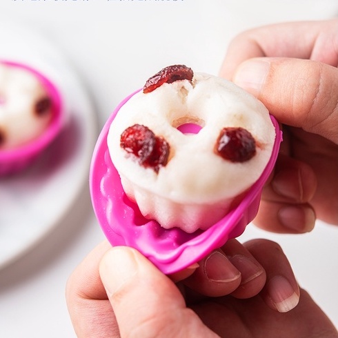 1 Khuôn Silicone Tròn 7cm Làm Bánh Muffin