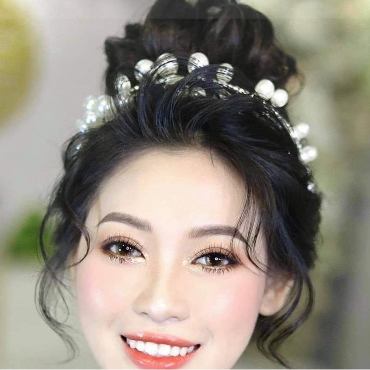 Bờm ngọc thưa kép quá xinh kiểu hàn quốc, Mẫu bờm mới được nhiêu khách chọn,Giá chỉ 95k