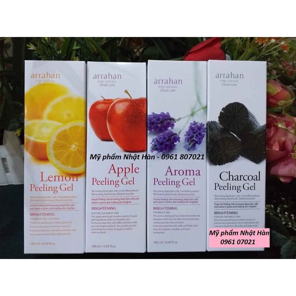 Tẩy tế bào chết da mặt Arrahan Arahan[Chính hãng] 180ml